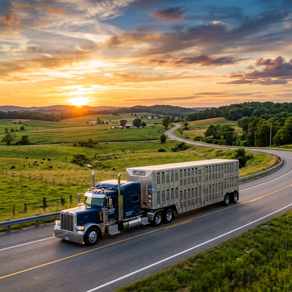 RoadBound freight truck on open highway